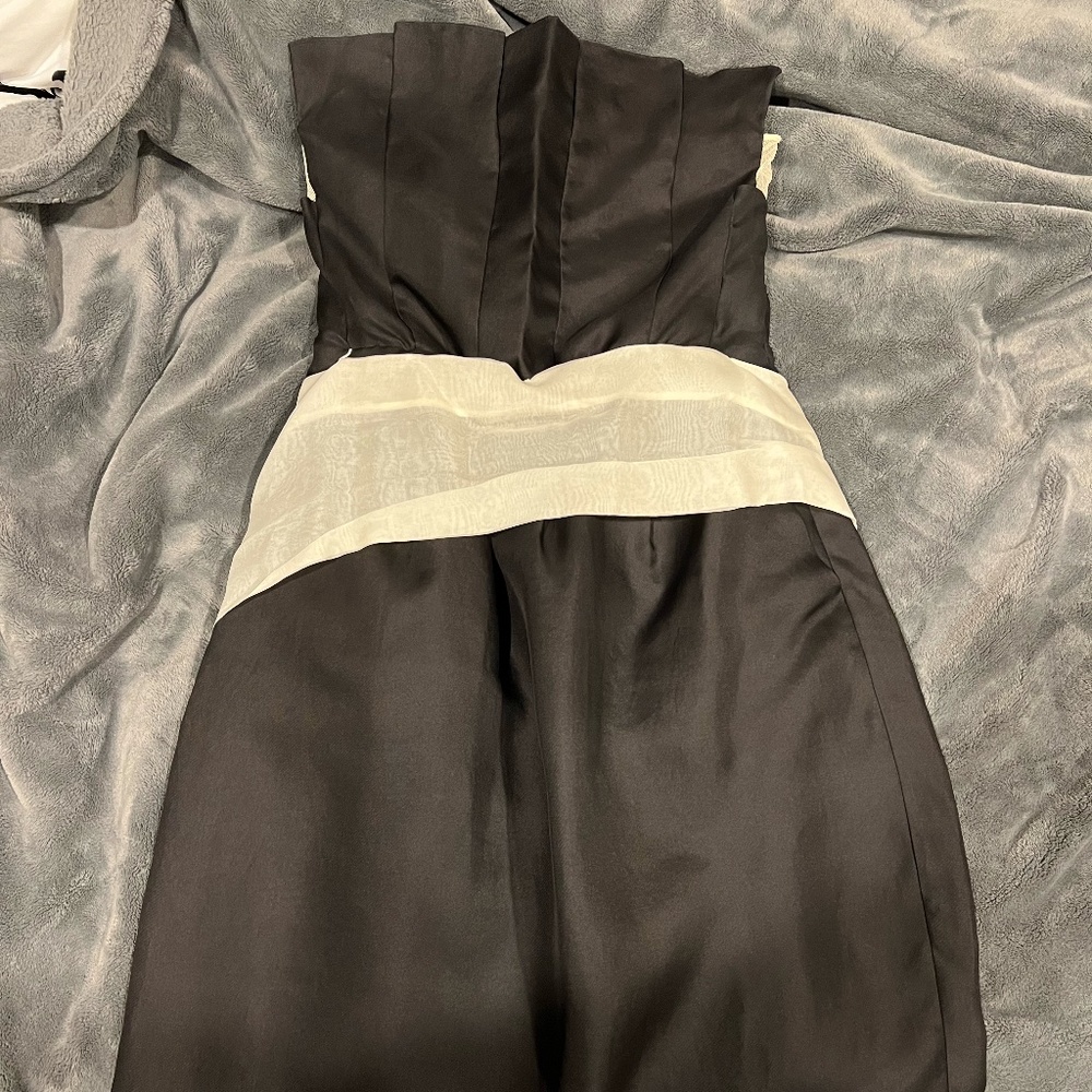Philip Lim Strapless Tulip Pleat Dress